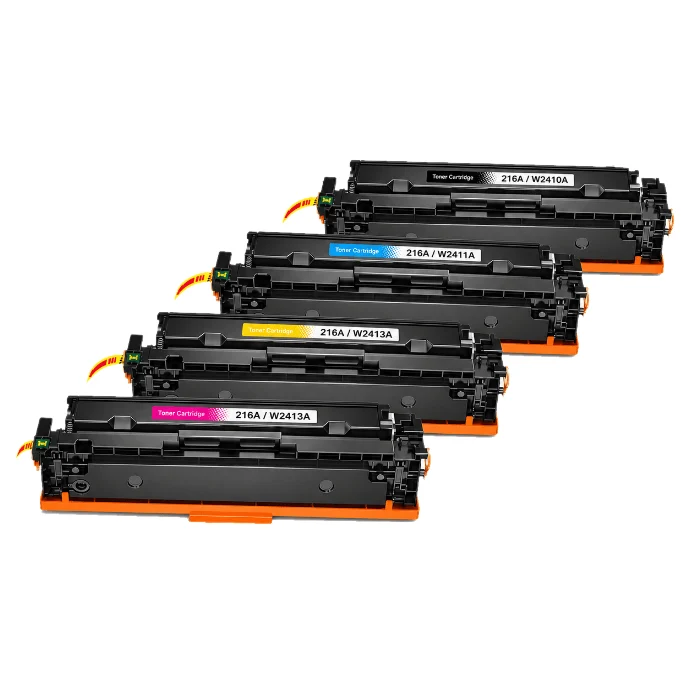 Pack 4 toners HP 216A compatibles noir, cyan, magenta, jaune — Color LaserJet Pro M182nw, MFP M183fw