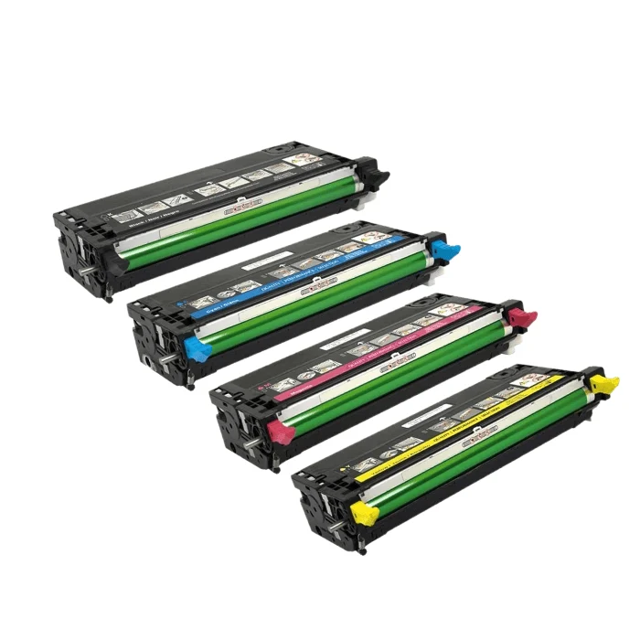Pack 4 toners Dell 3110 compatibles noir, cyan, magenta, jaune — Dell 3110 cn, Dell 3115 cn