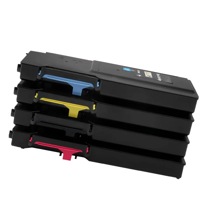Pack 4 toners Dell 2660 compatibles noir, cyan, magenta, jaune — Dell C 2660 dn, Dell C 2665 dnf